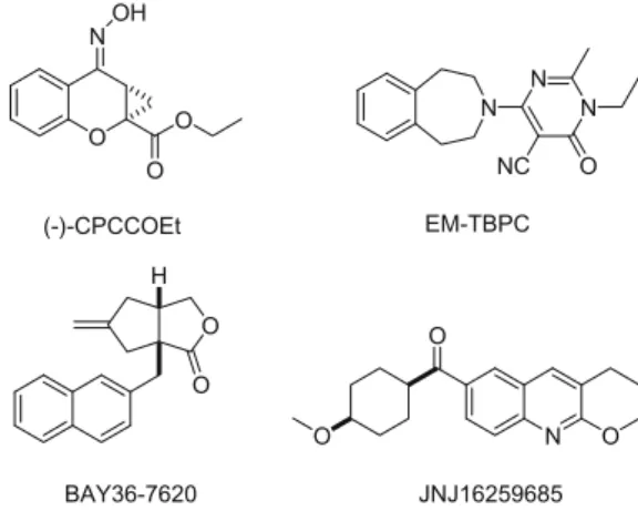 Figure 1. Noncompetitive antagonists of mGluR1.