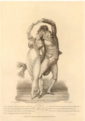 Fig. 1: Henry Meyer (After G Williams), Waltzing, Londra, 1815, The British Museum. 