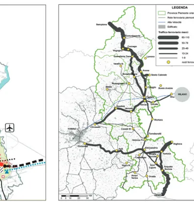 Fig. 4  – La logistica nel quadrante nord-orientale del Pie- Pie-monte (Fonte: Regione PiePie-monte, 2010)