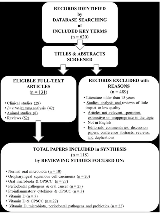 Figure 1. Flow-chart of the criteria adopted for the narrative literature review.  47x63mm (300 x 300 DPI) 345678910111213141516171819202122232425262728293031323334353637383940414243444546 47 48 49 50 51 52 53 54 55 56 57