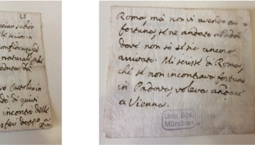 Figure 9 shows an example of the secret messages Magliabechi sent to Jacob Gronovius during Tollius’  stay  in  Italy