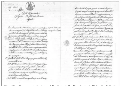 Fig. 18 – Documento inviato al Prefetto della Provincia dell’Aquila l’11 di- di-cembre 1869 (ASAQ)