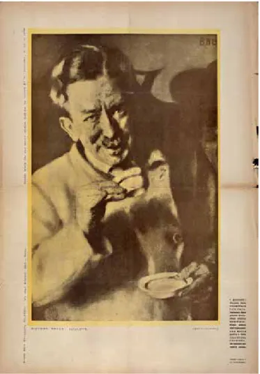 Fig. 5 - Autocaffè,  tavola fuori testo,  da “Futurismo”, 26  marzo 1933