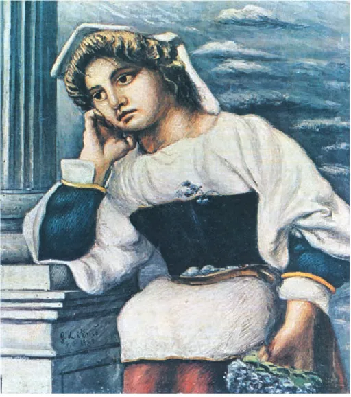 Figura di donna in riva al mare, 1925, 