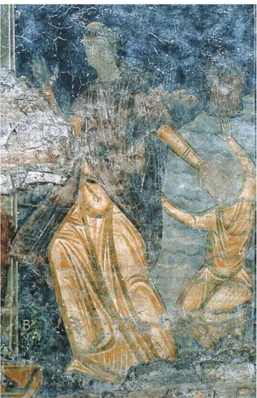 Fig. 7 – Roma, Chiesa di San Sisto Vecchio, affreschi dell’abside, san Lorenzo
