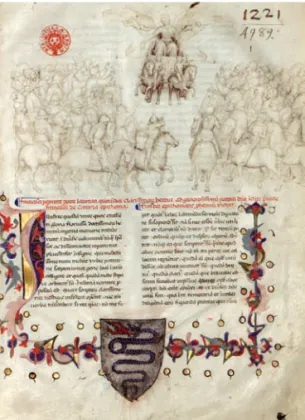 Fig. 1. - Trionfo della Gloria, Francesco Petrar- Petrar-ca, Epitome Virorum Illustrium, Parigi, 