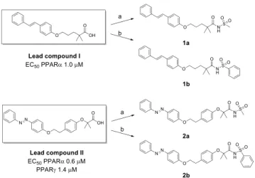 Table 1. hPPARα Activity by GAL-4 PPAR Transactivation Assay for Synthesized Compounds a
