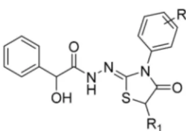 Figure 1. The general chemical structures of novel compounds 3a–3o and 4a–4k.