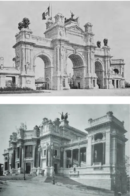 Figure 22 (top left): Cesare Bazzani, Esposizione Internazionale di Belle Arti, palazzo