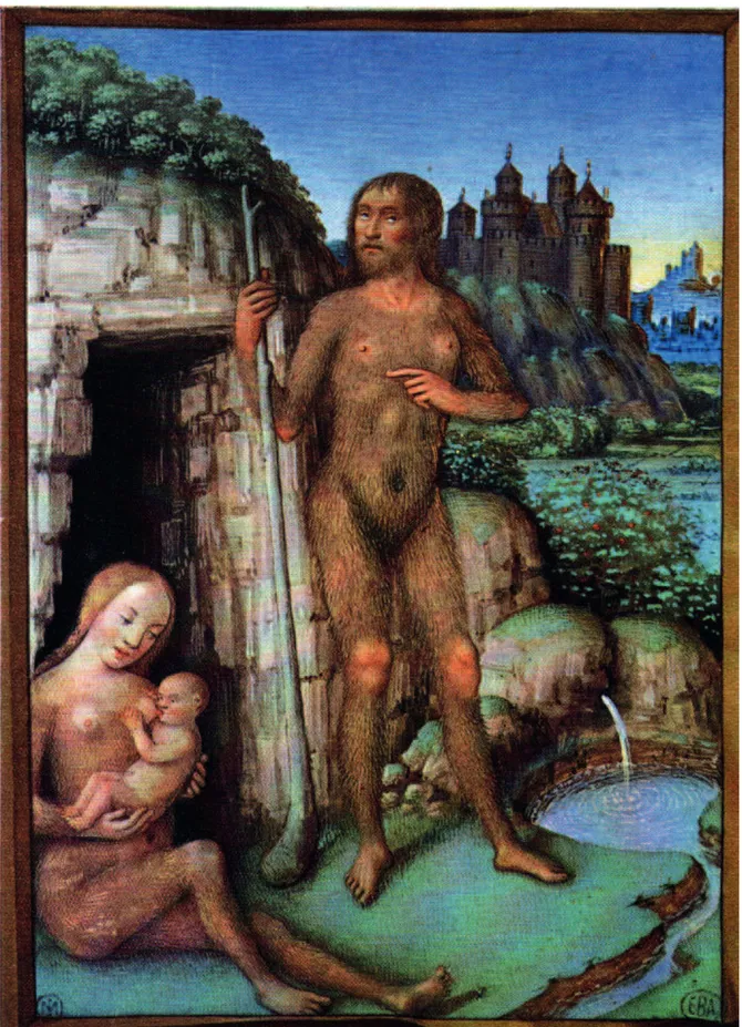 Fig. 3: J. B OURDICHON  (attr.), I Quattro Stati della Società, L’Uomo Selvaggio, o lo Stato di Natura