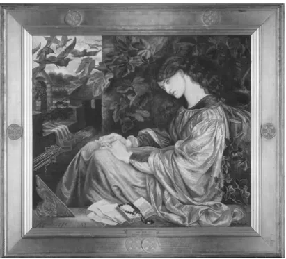 Fig. 9. Dante Gabriel Rossetti, La Pia de’ Tolomei (1868-1881).  Spencer Museum of Art, University of Kansas, Lawrence.