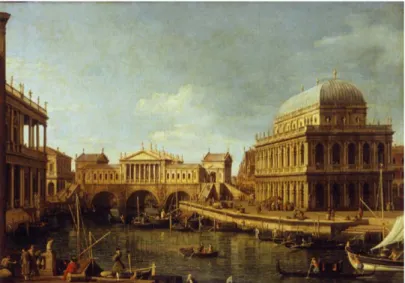 Figura 9. Canaletto, Capriccio con edifici 