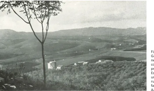Figura 5. Borgo Gigino  Gattuso (Caltanissetta)  nel 1941, un anno dopo il  completamento