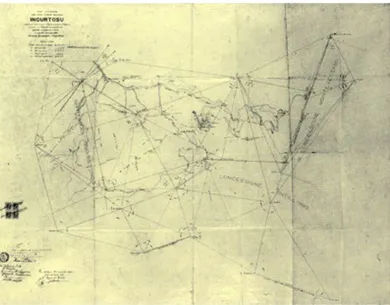 Figura 10. Gio Battista Fossen, Piano  topografico della Miniera di Piombo, 