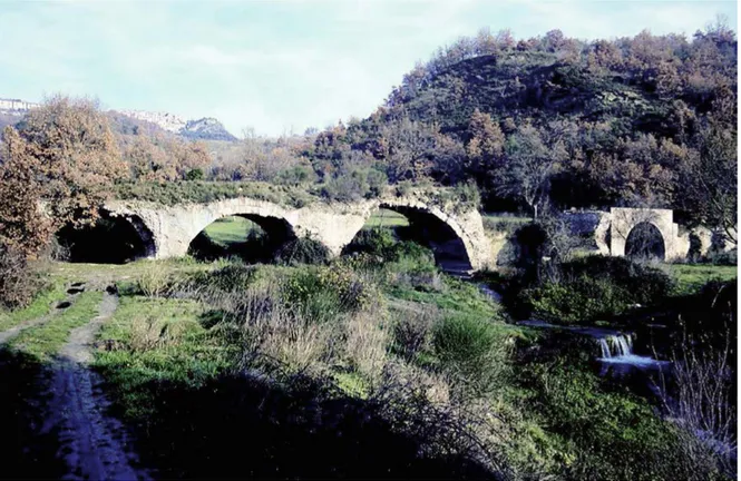 Figura 6. Buonalbergo (BR), il ponte delle Chianche sulla via Traiana (da Stopani 2008, p