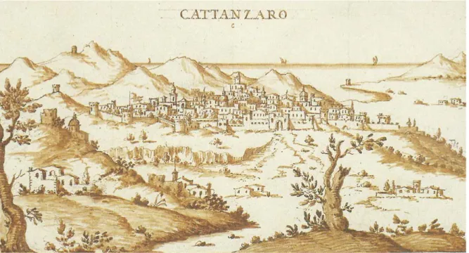 Figura 7. Cassiano de Silva, Cattanzaro, 1691, incisione (da Amirante, Pessolano 2006).