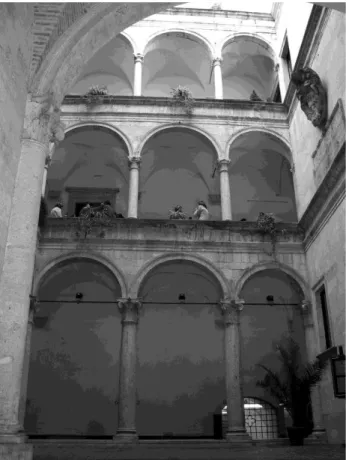 Figure 1. The courtyard of Palazzo dei Capitani del Popolo 