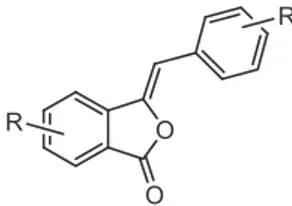 Figure 1 General structure of 3-benzylidenphthalides.