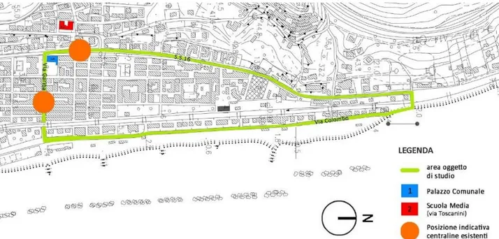 Figure 1: The urban area of Grottammare (Marche, Italy).