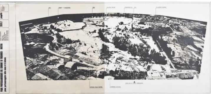 Fig.  3:  Gruppo  POLIS,  Piano  particolareggiato  della  Conca  di  Sant’Antonio,  Tricarico,  1967