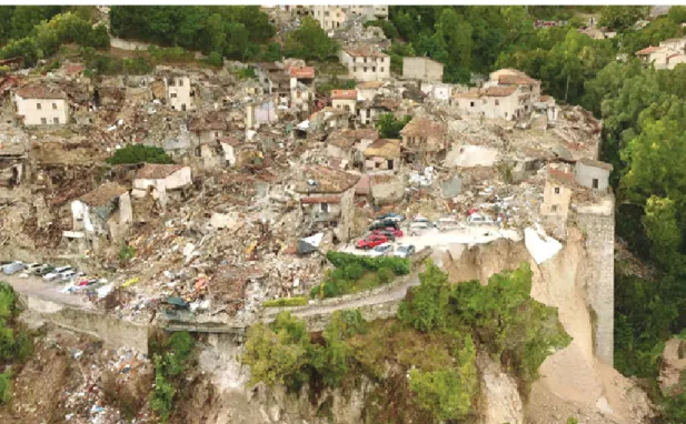 Figure 1: Pescara del Tronto after 2016 earthquake.