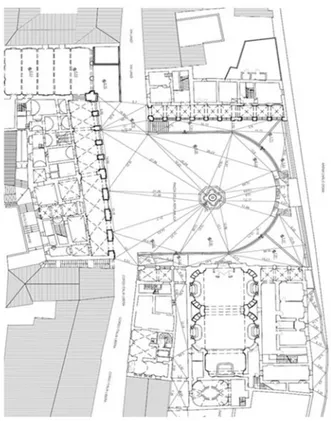 Fig.	6:	Geometric survey of the Piazza della Repubblica.	