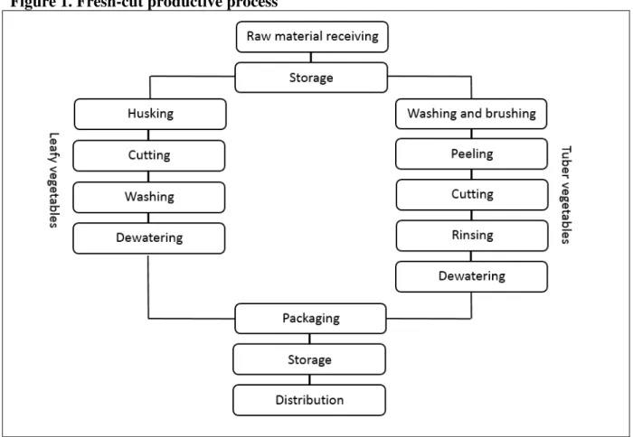 Figure 1. Fresh-cut productive process 