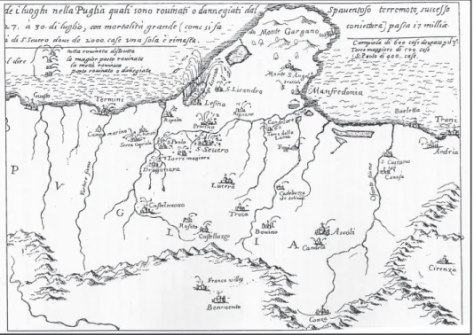 Figura 3. Cartina storica del Tavoliere. 