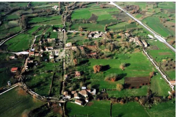 Figure 2. The archaeological site of Saepinum.  A similar survey campaign, carried out once again together with  the Superintendence for Archaeological Heritage of Molise  (Soprintendenza per i Beni Archeologici del Molise)  and with  the University of Per