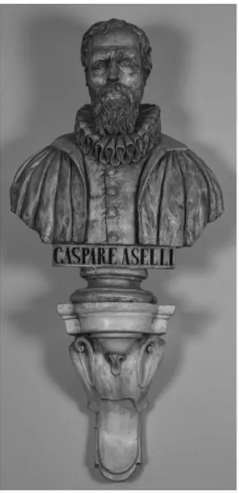 Fig. 2 Plaster bust of Gaspare Aselli. Gallery of Busts of the Museum of Human Anatomy ‘Filippo Civinini’ of the University of Pisa.