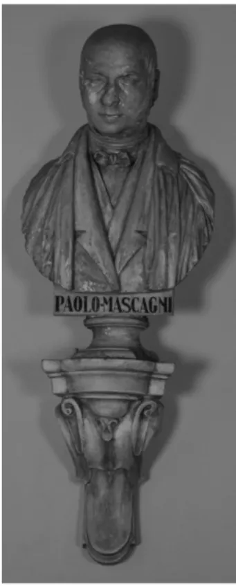 Fig. 3 Plaster bust of Paolo Mascagni. Mascagni’s Gallery of the Museum of Human Anatomy ‘Filippo Civinini’ of the University of Pisa.
