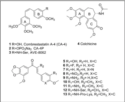 Figure 1: Structural formulae of reference compounds and newly synthesized chalcones.