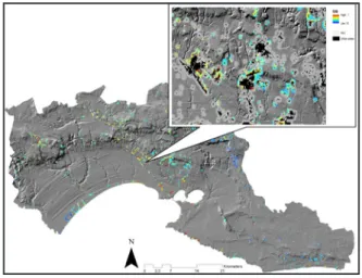 Figure 4 -  Map of the Spatial Allocation Index (Elia et al. 2014) by 