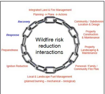 Figure 1 - Fire-risk reduction interactions (Beaver 2011, modified)