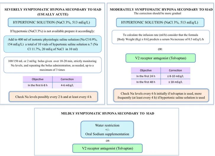 Fig. 2    Proposed treatment algorithm for hyponatremia secondary to SIAD