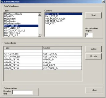 Figure 4. Administration interface 