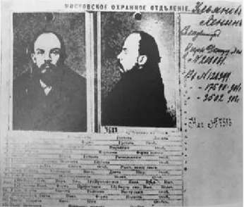 Fig. 3- Scheda segnaletica della polizia zarista riguardante Vladimir Il’ič Ul’janov (Lenin)