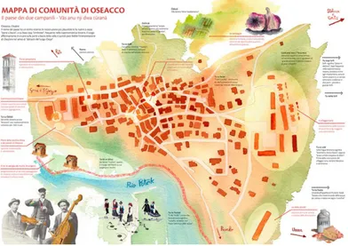 Figure 7. An example of a “parish map” (source: PSR Regione Autonoma Friuli Venezia Giulia 2007-2013, Ecomuseo 