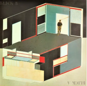 Fig. 3. El Lissitzky, project for the Kabinett der Abstrakten at the 