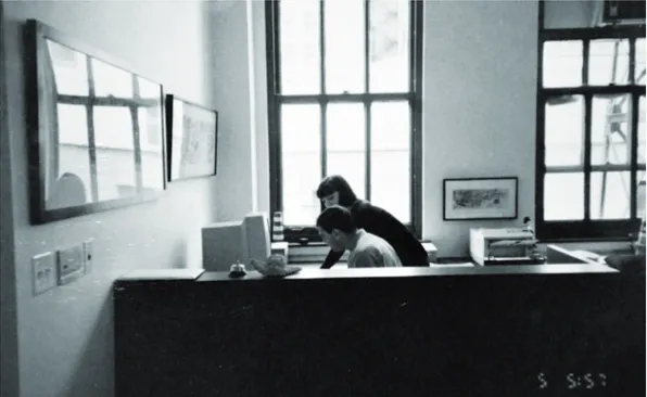 Fig. 2 - Aldo Rossi’s  office in New York  City, 1988