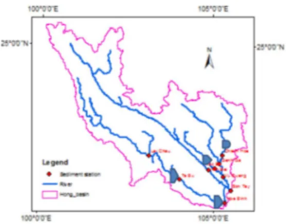 Fig. 1. The Red River basin gauged at Son Tay. 