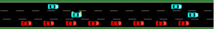 Figure 3: The initial part of BDP Markov Chain with only two power states that modulates the AoI generation process.