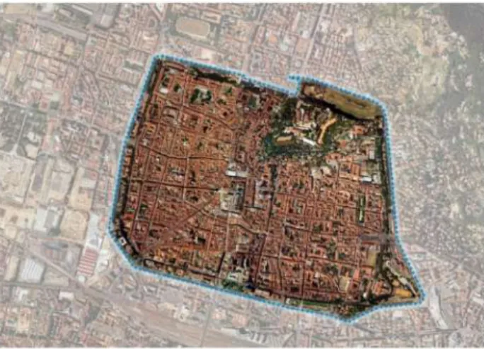 Figure 13. An overview of the case study area in Brescia.