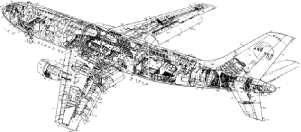Fig. 2 - Airplane scheme 