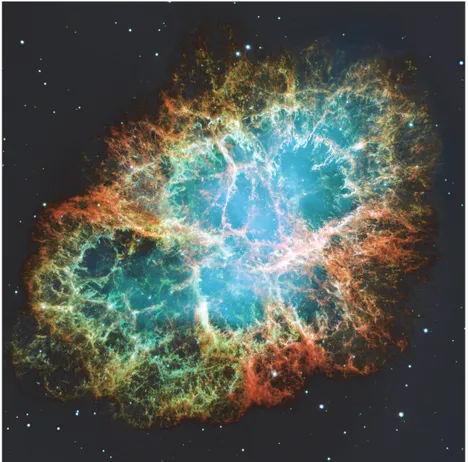 Figura 2. Resto di supernova nella nebulosa del Granchio (credit: NASA/HST ) 