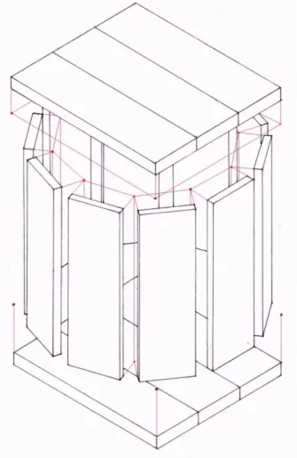 Tabella 1: Dimensioni (in cm) dei blocchi rivelatori. 