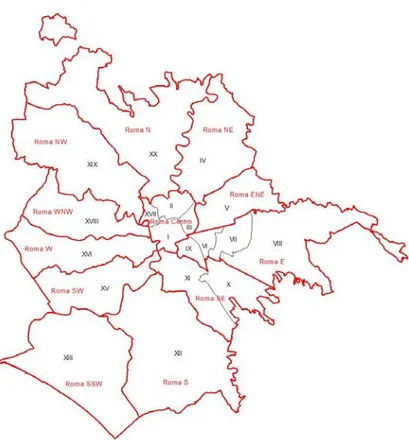 Figure 6b: Municipalities of Rome 