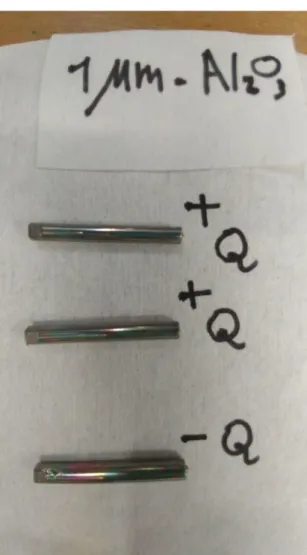 Fig. 6. Campioni cilindrici ricoperti con Al 2 O 3 , avente spessore di 1 µm, dopo la prova di corrosione 