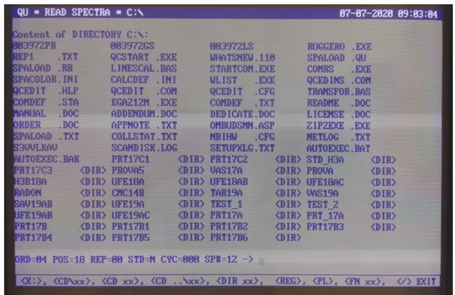 Figura 3. Schermata delle Directory presenti. 