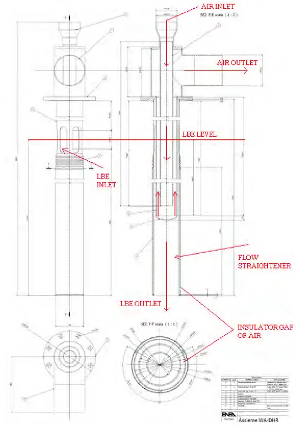 Figure 5. Mechanical drawing of DHR 